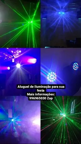 Aluguel Som iluminação Laser Strobo Jogo de luz