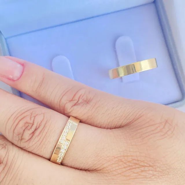 PAR DE ALIANÇAS COMPROMISSO  - Foto 4