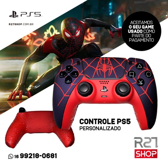 Controle PS5 DualSense Original Personalizado