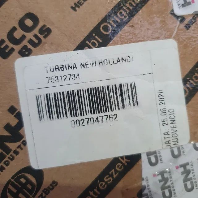 New holand w130 pa carregadeira turbina motor nova original - Foto 6