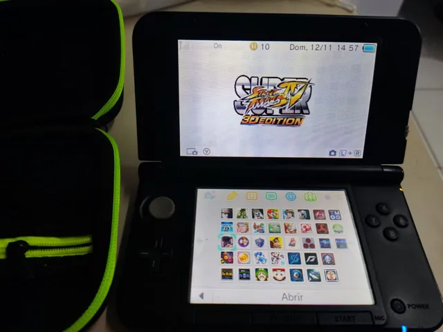 Nintendo 3ds Xl Completo Com Jogos 3ds E Emuladores