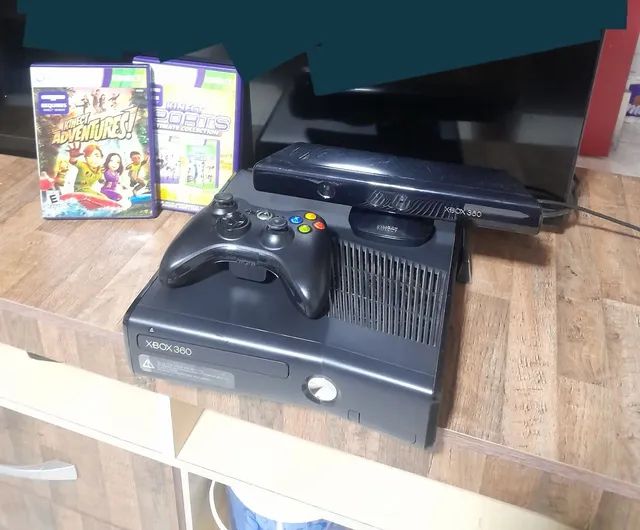 Xbox 360 Super Slim 250gb Usado Bloqueado + Jogo Original