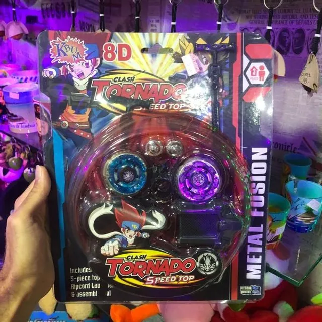 Beyblade Lançador De Corda+super Lançador De Mão Tipo Grip com o