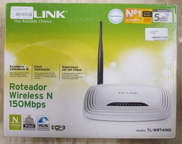 Roteador Wireless TP-Link - Novo 