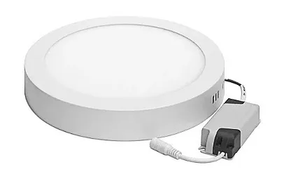 Luminária Plafon LED 6W Redonda Ø 12cm Sobrepor 3000K bivolt.