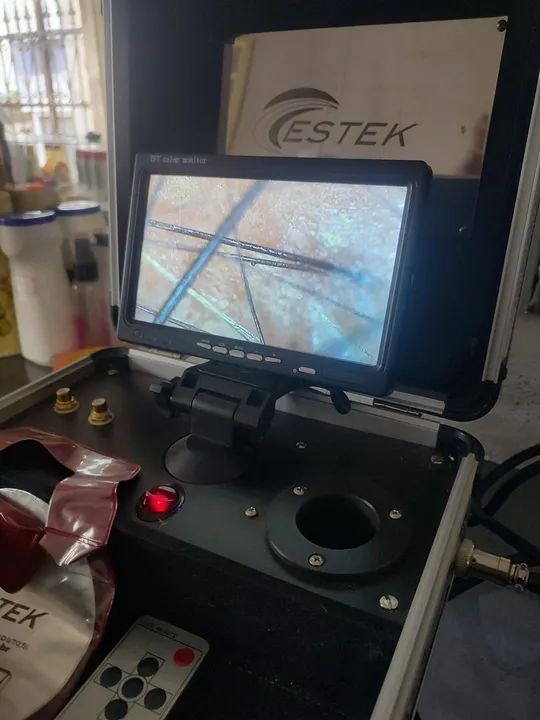 Dermatoscópio Estek para pele e cabelos 