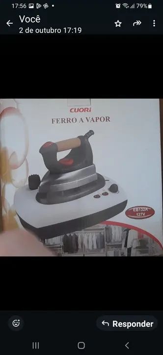Ferro a vapor profissional