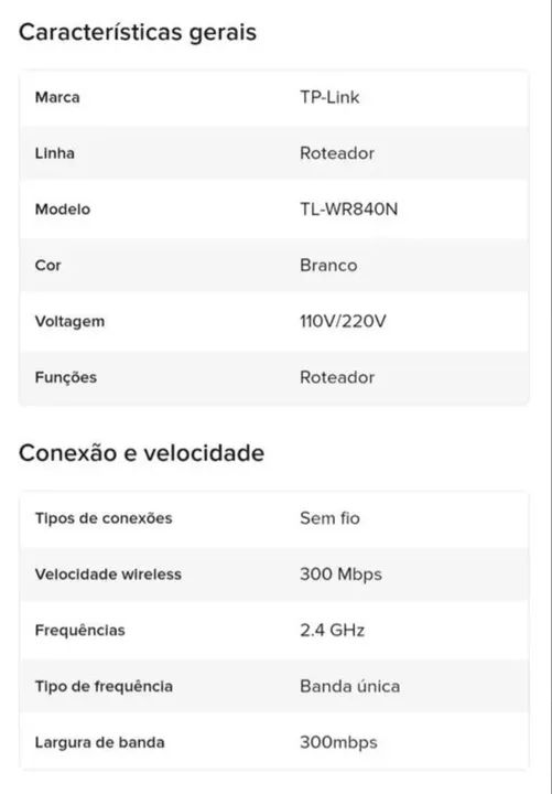 Roteador Wi-Fi Tp-Link  - Foto 4