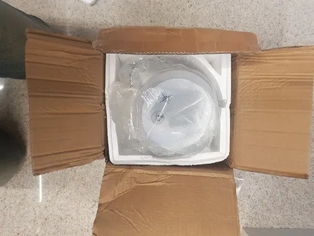 Espelho de aumento banheiro novo 7x LED Cromado - Foto 2