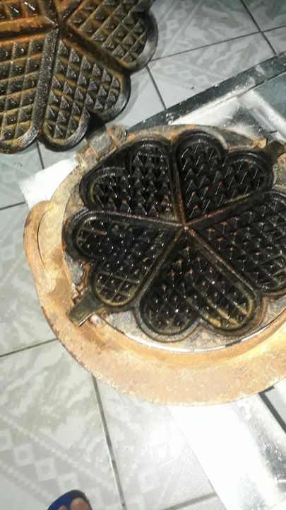 Wafflera Antiga de Ferro - Foto 3