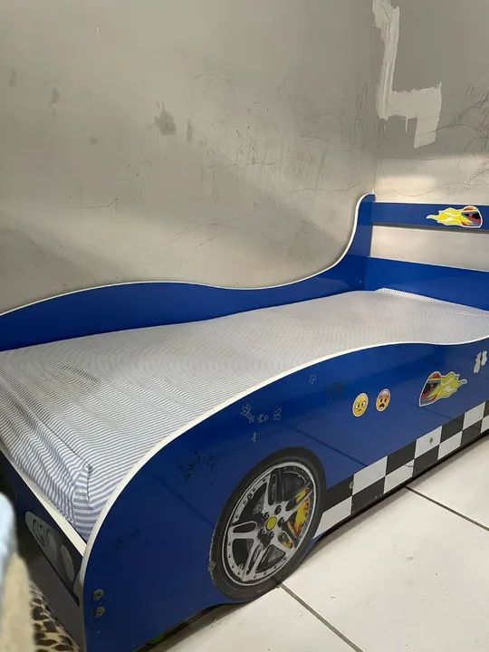 Cama Infantil Carrinho de Corrida - Foto 2