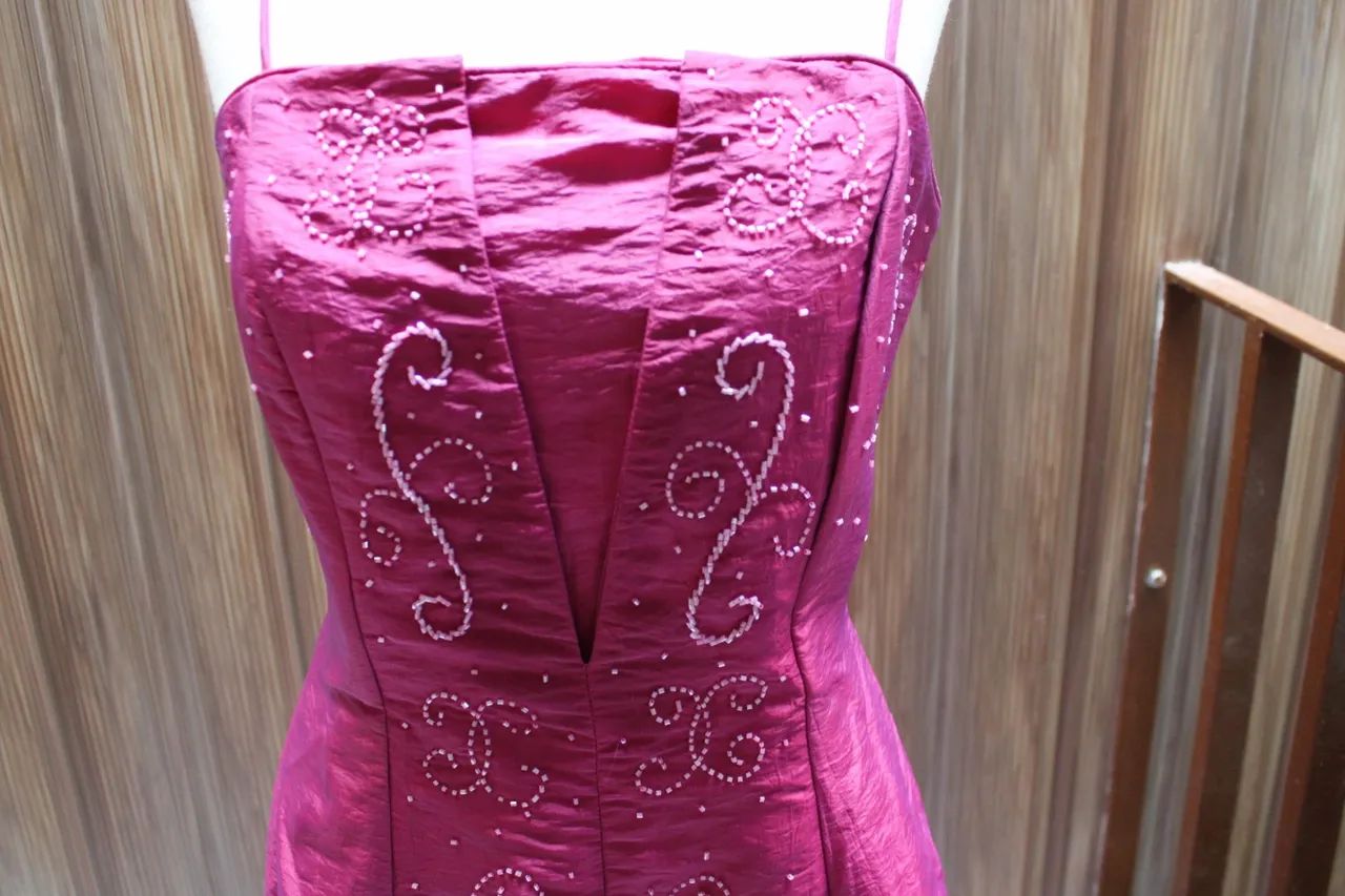 Vestido de festa rosa pink - Foto 3