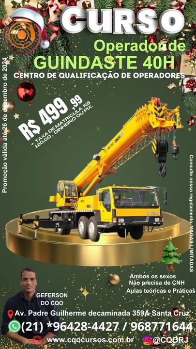 Curso Operador de Máquinas Pesadas 40h - 5x Sem Juros - Foto 2