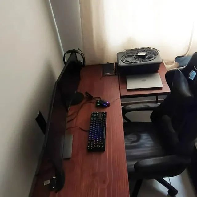 Mesa de Canto / Mesa em L estilo industrial - Foto 2