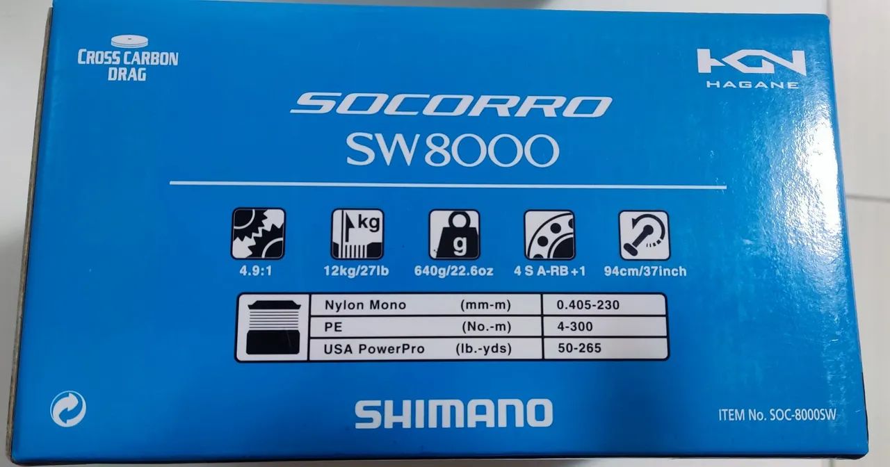 Molinete Shimano socorro SW 8000 - Foto 2