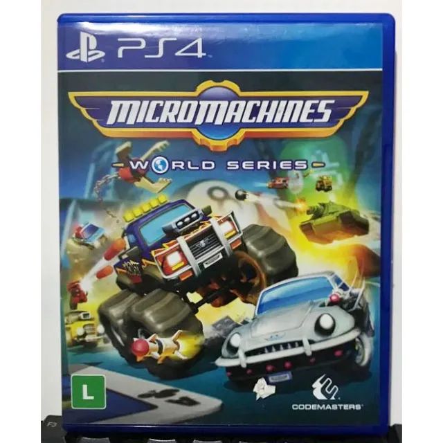 Jogo Micromachines - World Series.  PS4 - MÍDIA FÍSICA.