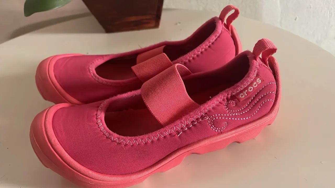 Sandália Crocs Infantil Rosa 28/29 - Foto 2