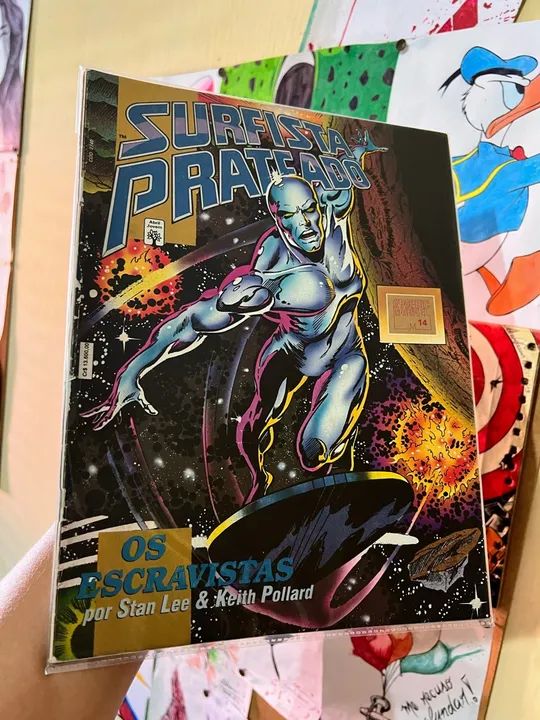 Surfista prateado graphic Marvel de 1992