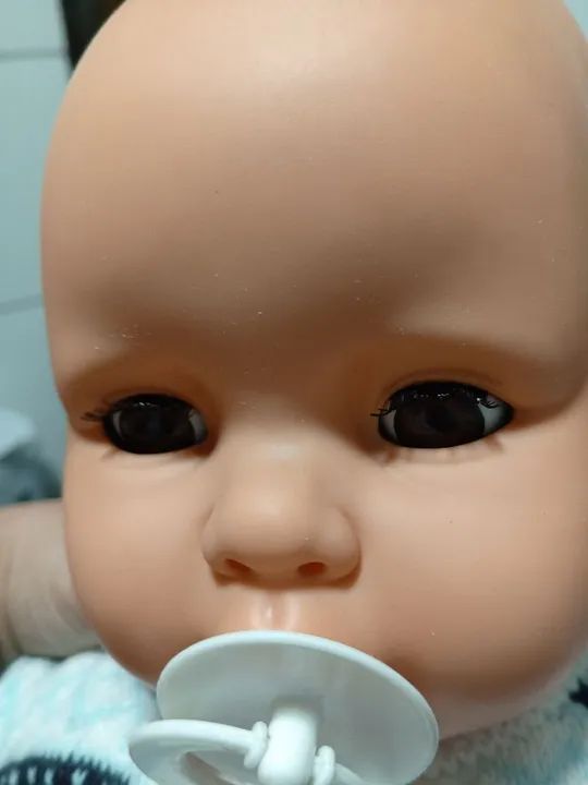 Bebe da estrela antigo olhos castanhos lindo - Foto 6