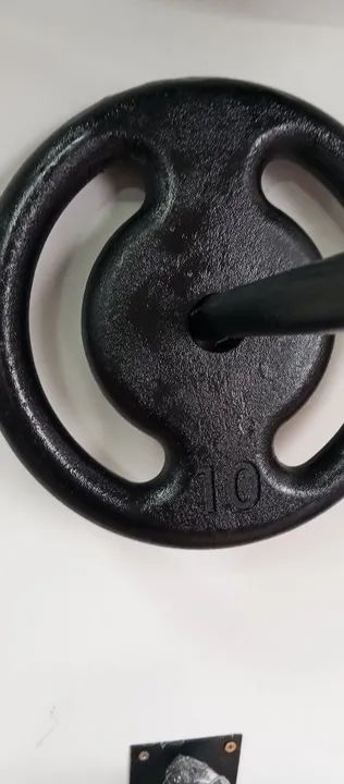 Anilha de 10kg nova! RS140 - Foto 3