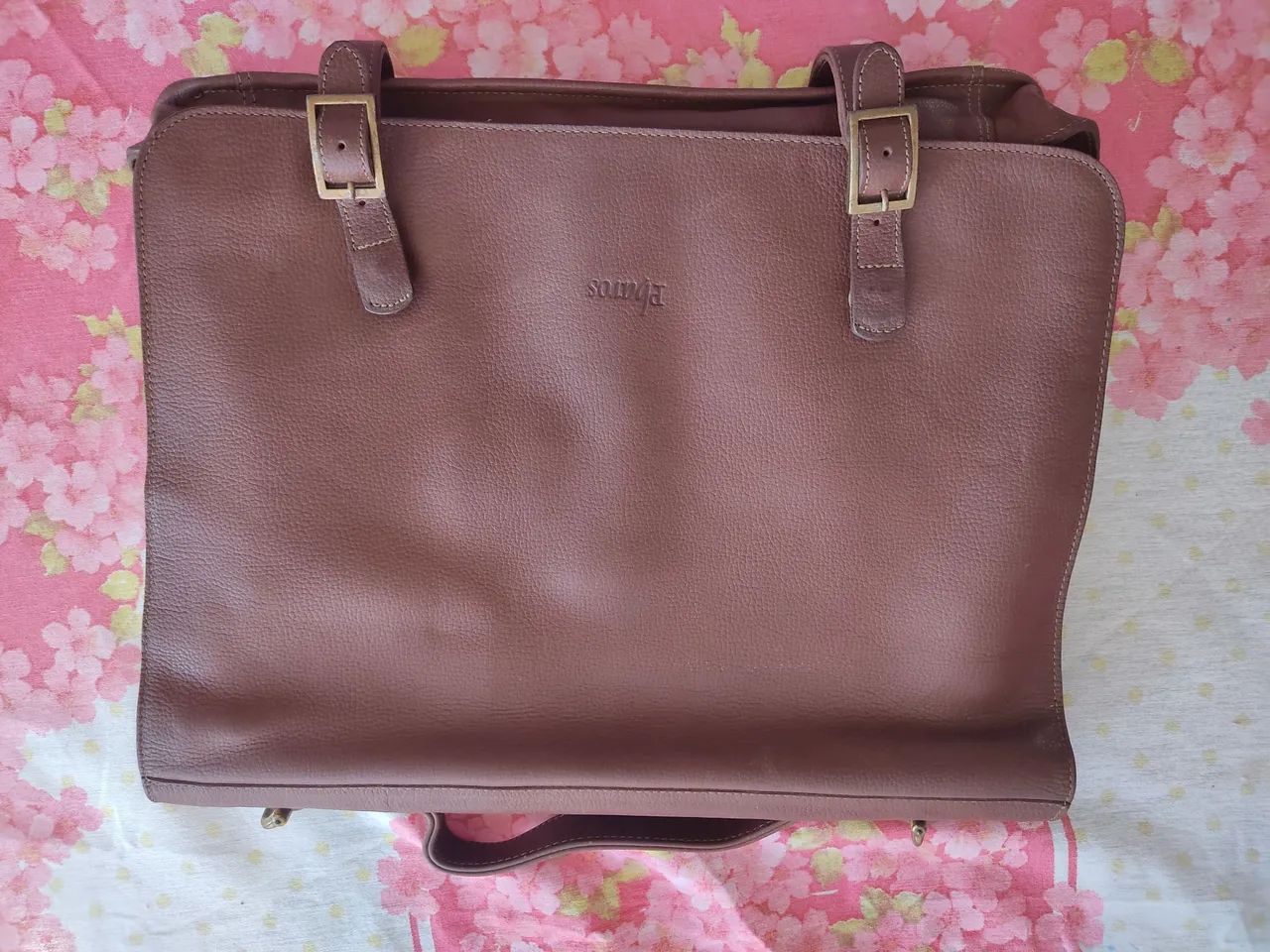 Bolsa transversal - Couro legítimo  - Foto 6