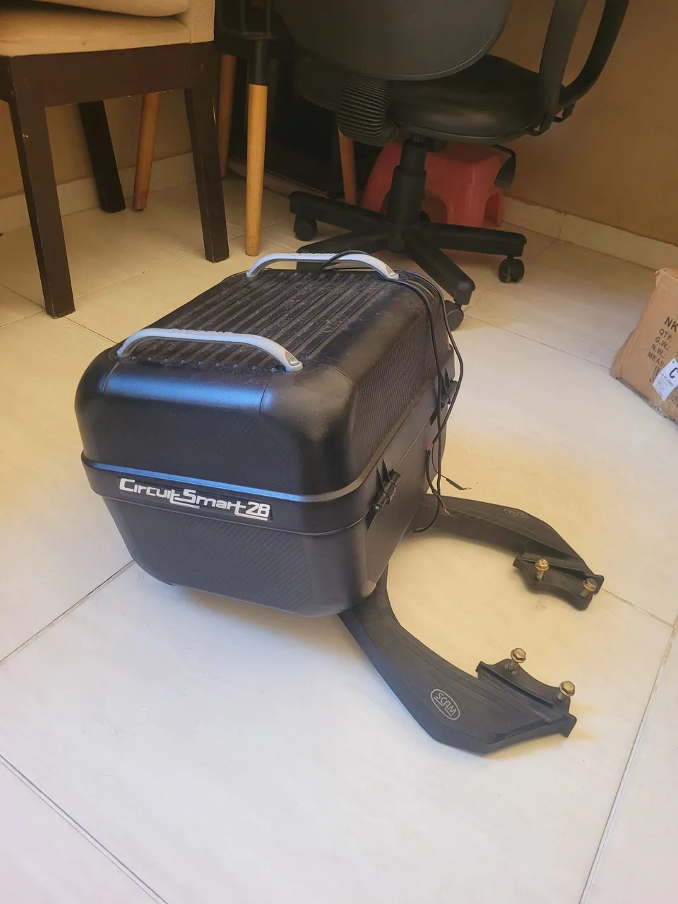Kit compl. Para fazer(Baú,Suporte e alforge)