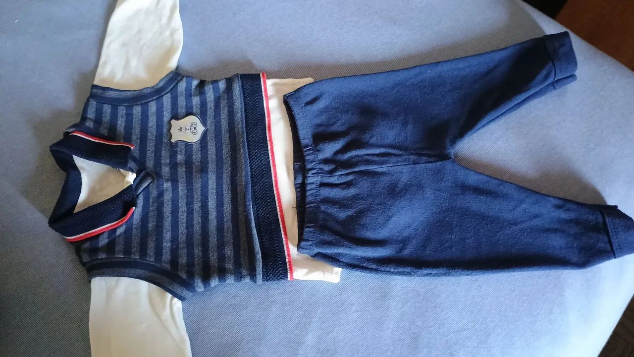  Roupa Bebê 1 a 3 meses - Tip Top - Menino - Foto 2