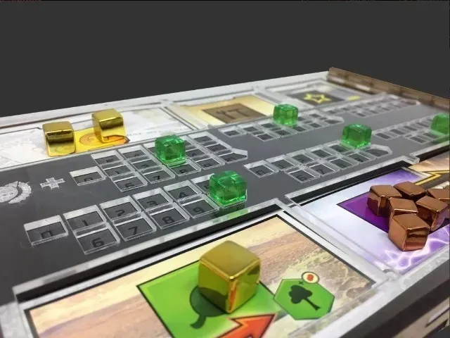 Kit Dashboard para Terraforming Mars acrílico MDF, para jogo de tabuleiro boardgame