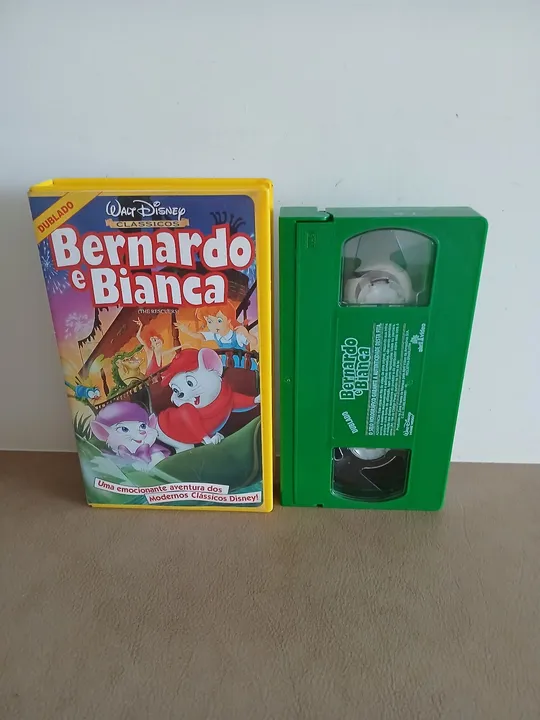 Fita VHS - Bernardo e Bianca - Disney - Dublado