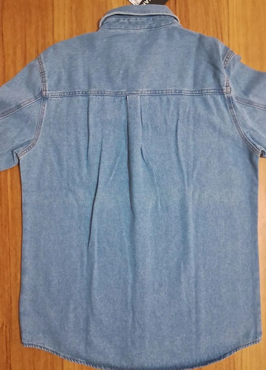 Camisa Jeans Masculina Hering - Foto 2