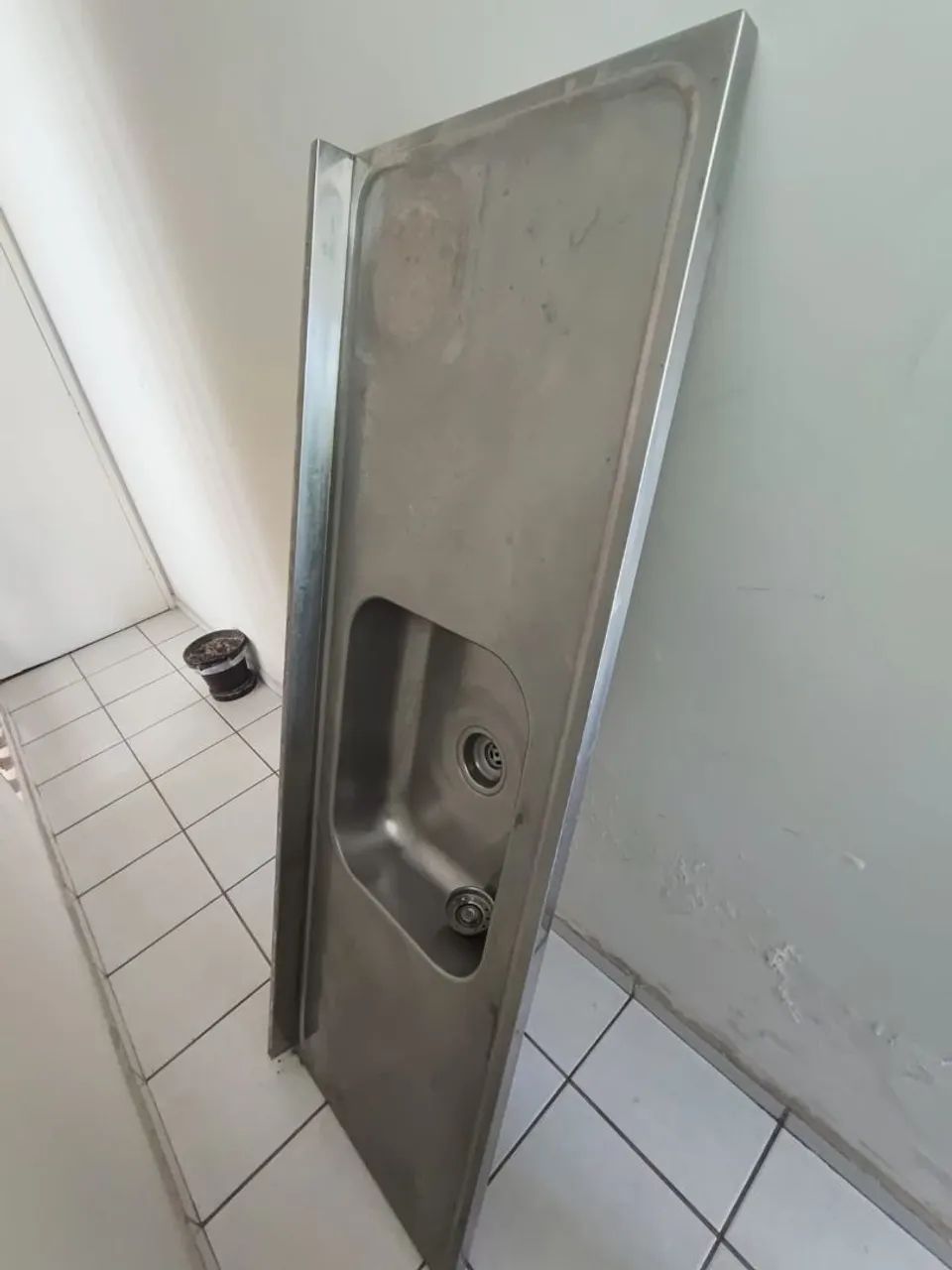 Pia de cozinha em Inox. 152x52 - Foto 3