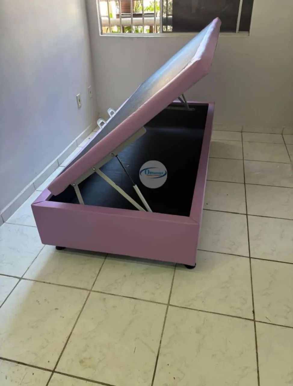 Cama Box Solteiro com Baú