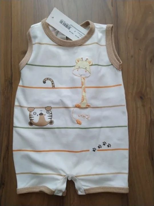 Macacão Bebê Menino - Safari
