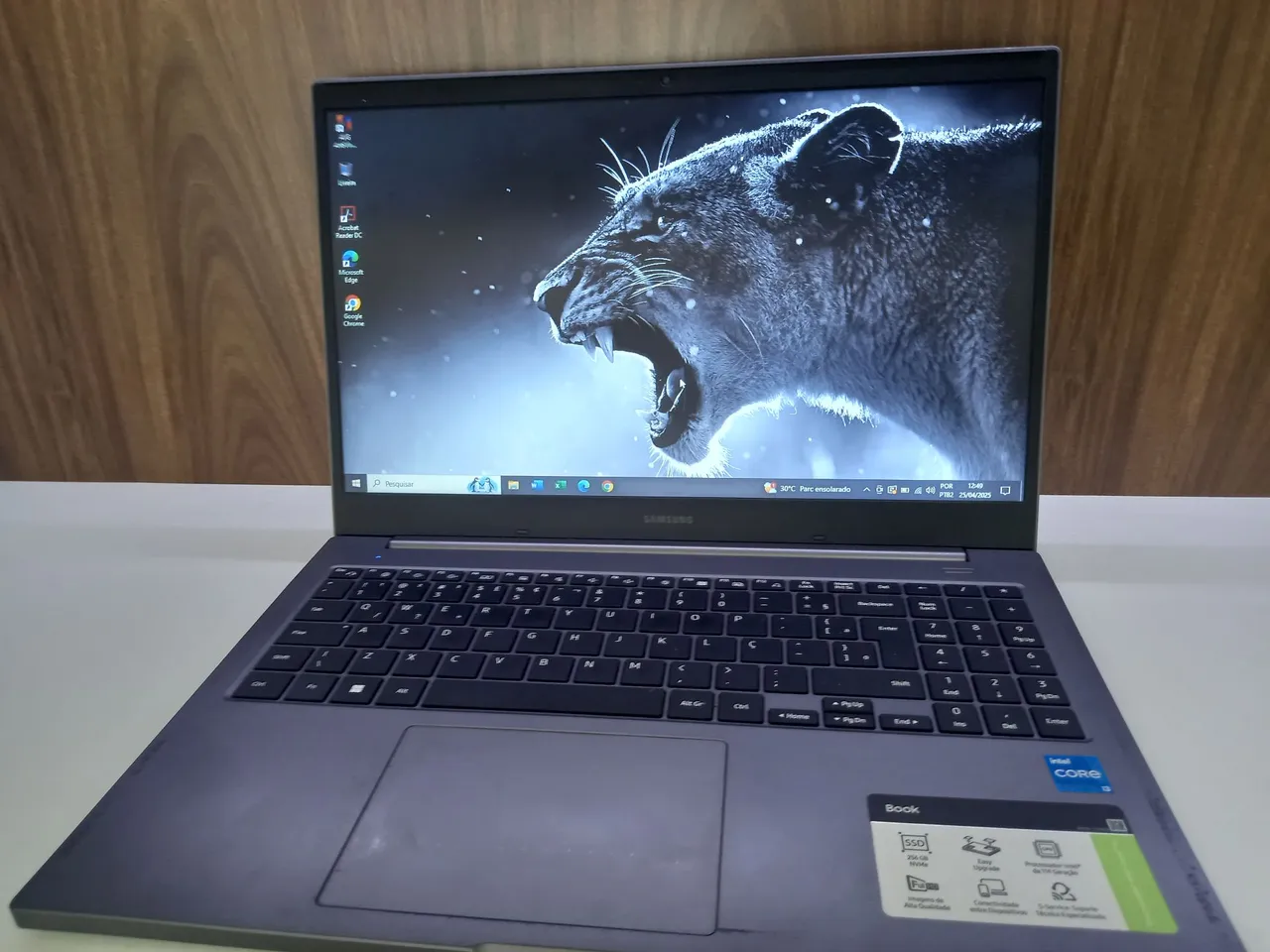 NOTEBOOK SAMSUNG / SSD (MUITO RÁPIDO)