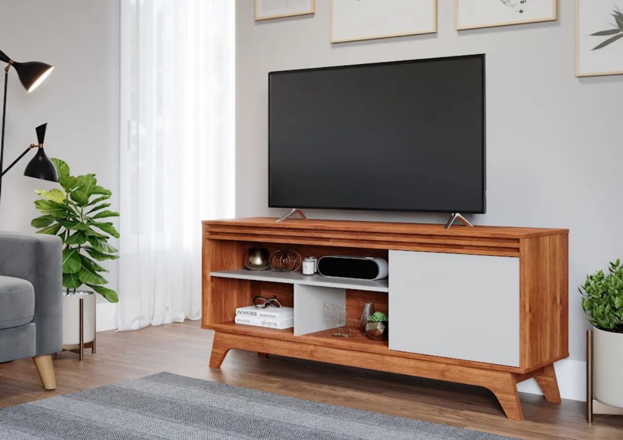 Rack Bancada Retrô Paris t32 100%MDF