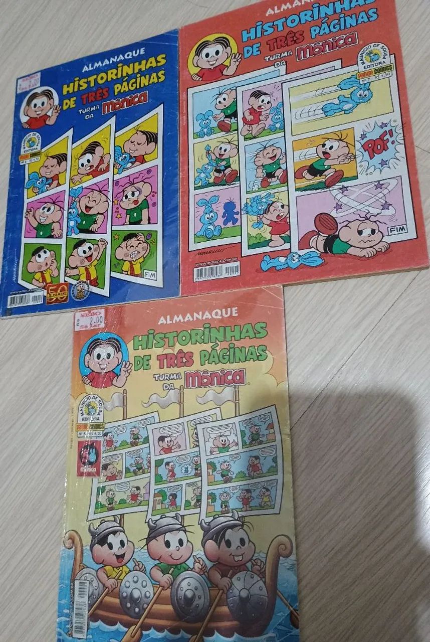 Almanaques de Historinhas Turma da Mônica - Gibis HQs - Foto 5