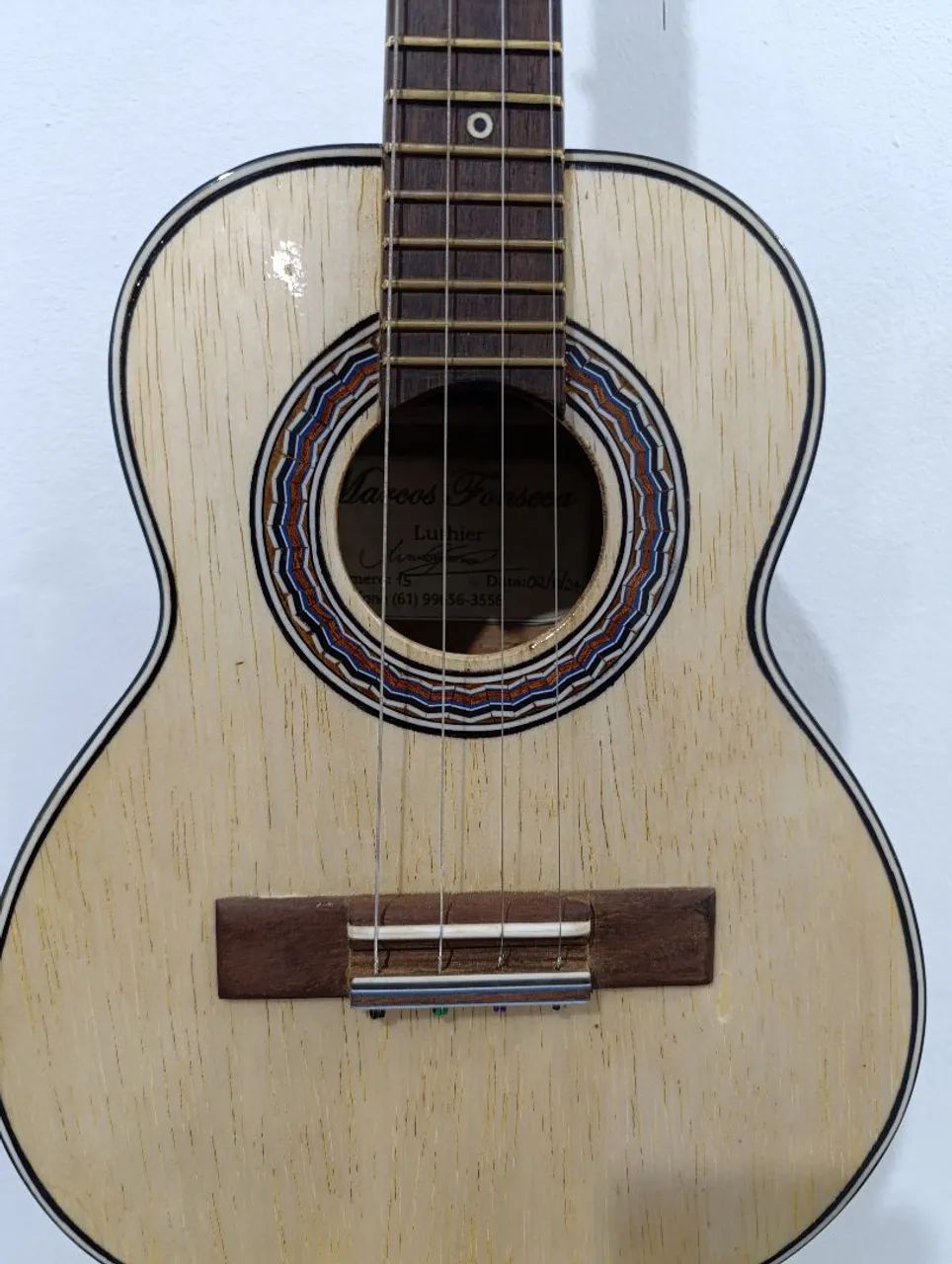 Cavaquinho imbuia - Marcos Fonseca luthier 
