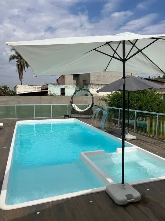 Piscina moderna para relaxar com 9x4 + infantil de brinde  - Foto 5