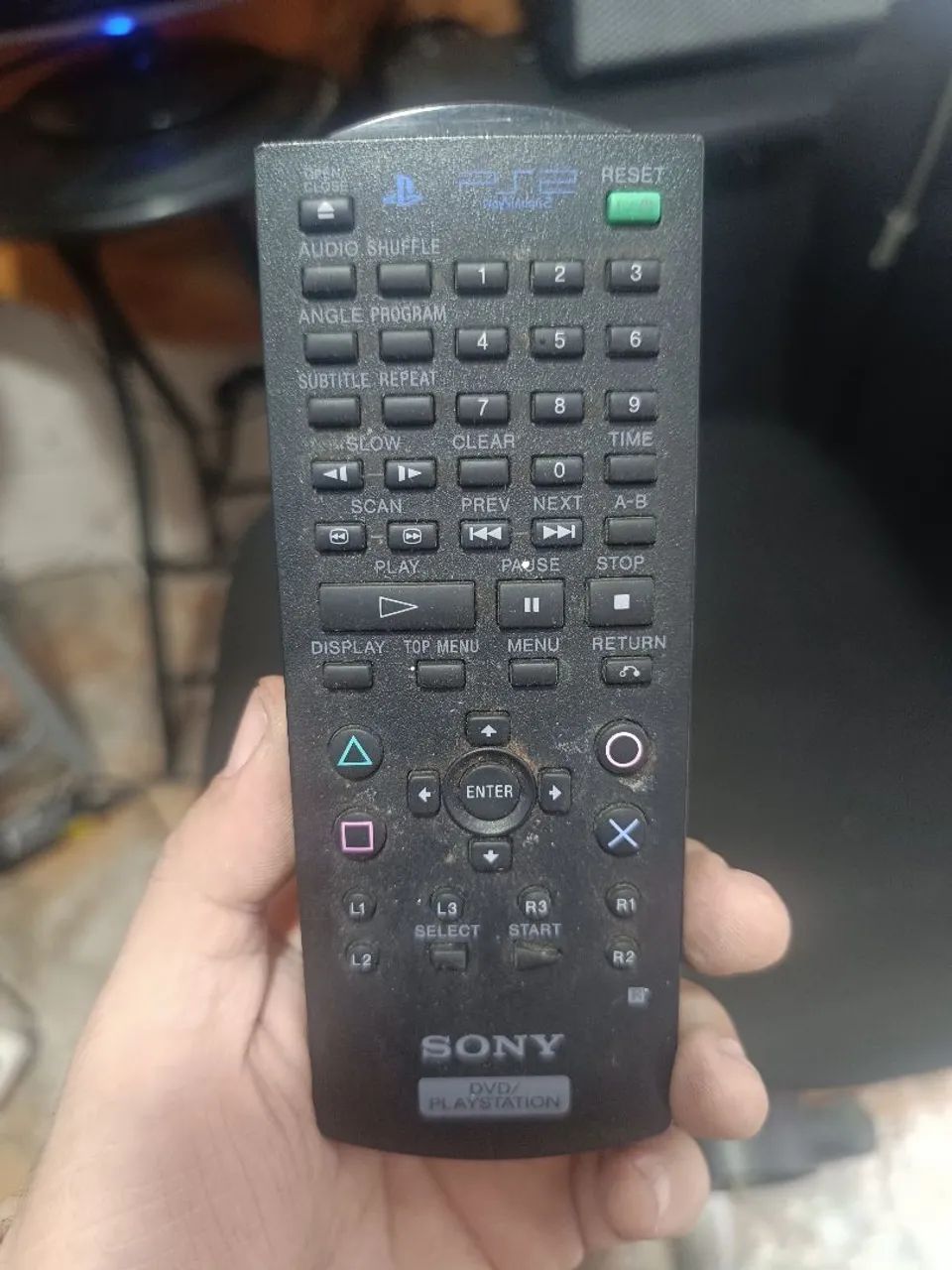 Controle remoto PS2 Original Sony - Dvd ( Aberto a ofertas )