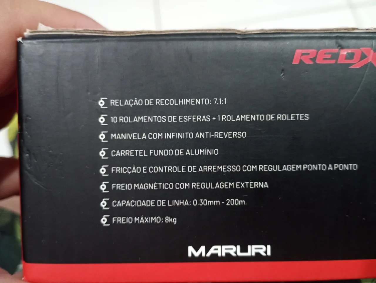 Carretilha de Pesca Maruri Red 7.1:1