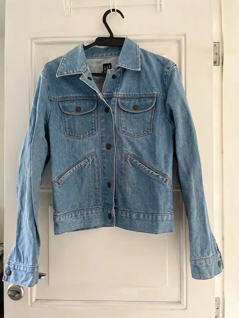 Jaqueta Gap Jeans Azul - Estilo Clássico - Foto 2