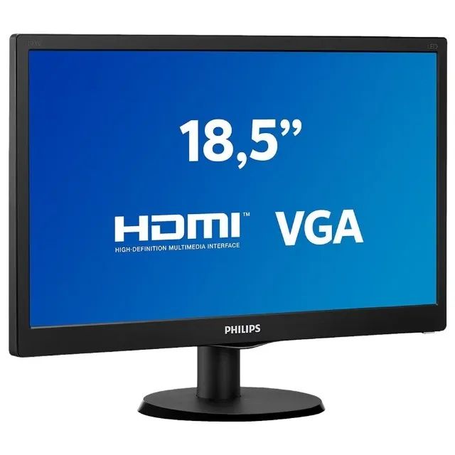  Monitor Philips 18.5? HD Widescreen HDMI VLine 193V5LHSB2 340,00