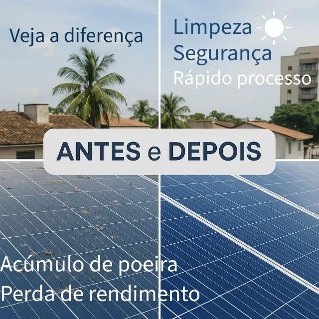 FAÇO LIMPEZA DE PLACAS SOLARES - Foto 3