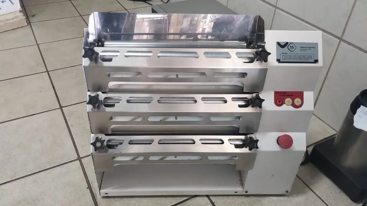 PRA VERNDER LOGO. ABRIDOR DE MASSA ( 6 CILINDRO LAMINADOR  ELÉTRICO) - Foto 3