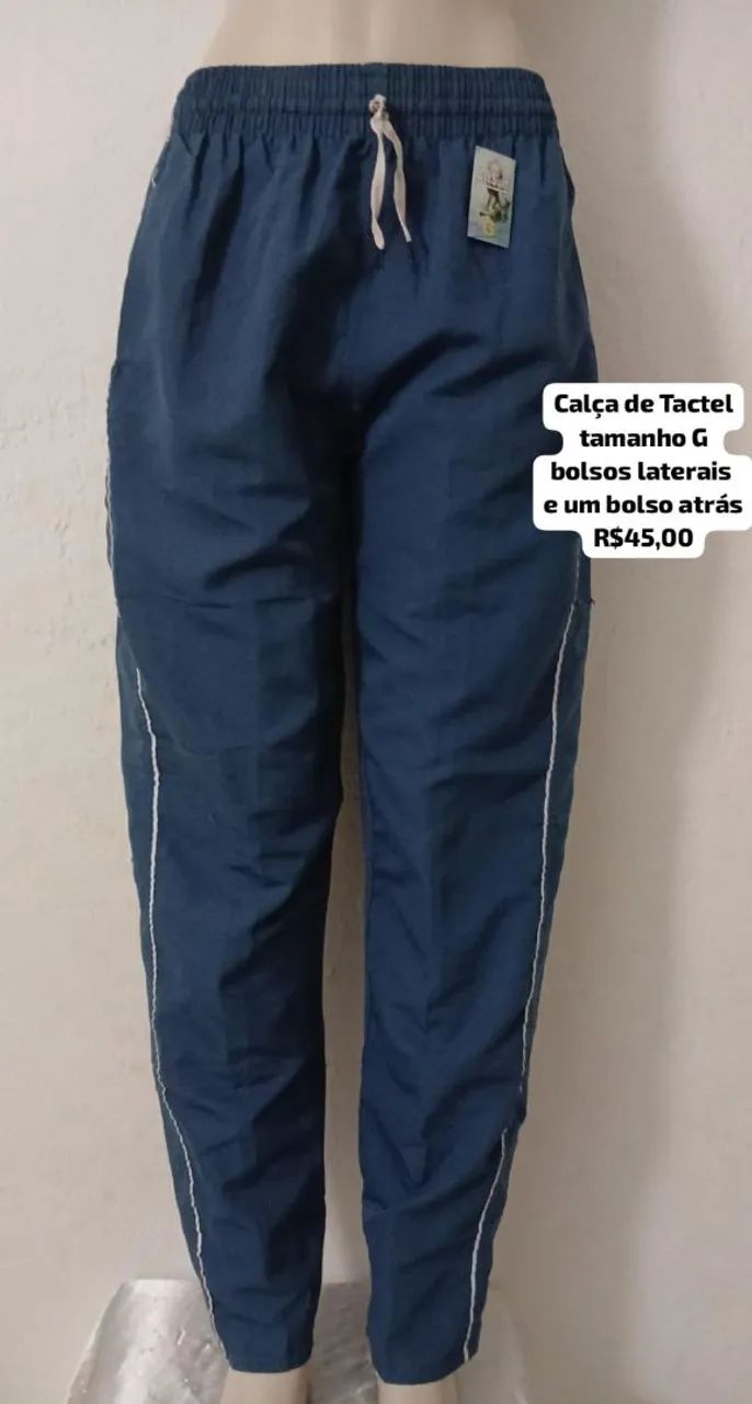 Calça masculina de Tactel - Foto 2