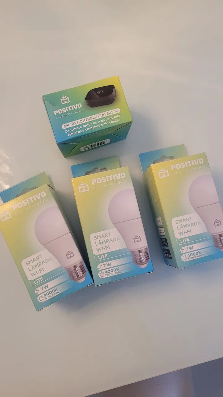 Kit automação residencial (lâmpadas inteligentes + smart controle)