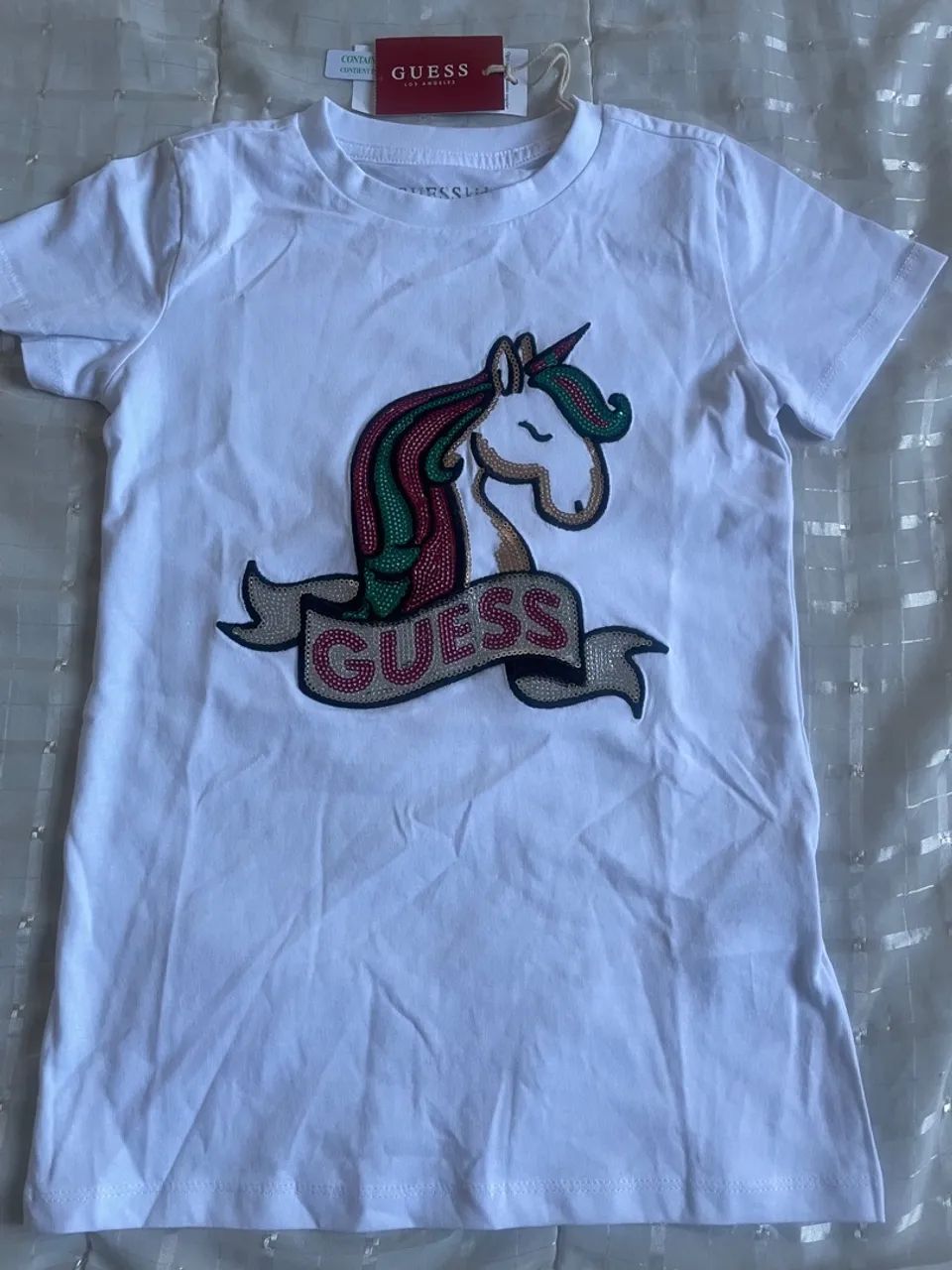 Camiseta Guess Unicórnio Infantil