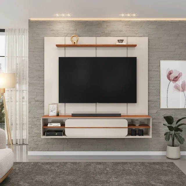 PAINEL COM 1 PORTA BASCULANTE PARA TV'S ATÉ 70"