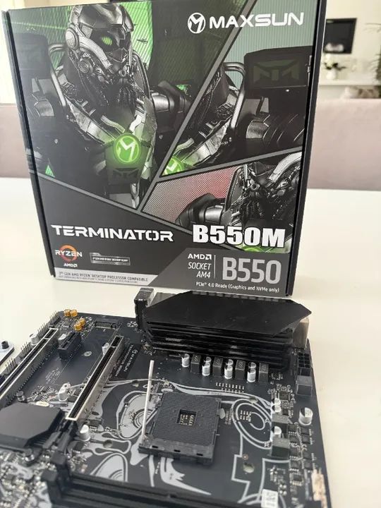 placa mãe MAXSUN B550M Terminator - Foto 5