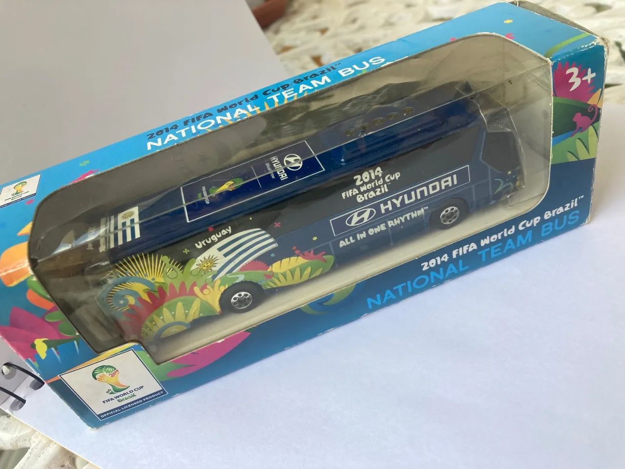 Miniatura Ônibus Uruguai Copa Do Mundo